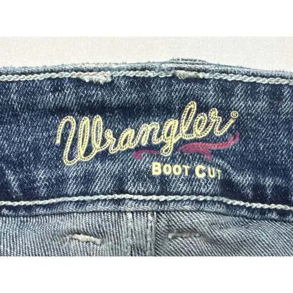 Wrangler Retro Women's Bootcut Blue Denim Jeans - Size 22Wx32 (41x34) - Picture 4 of 5